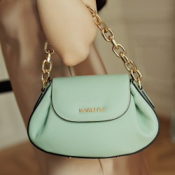 Borsa donna a tracolla 027g verde menta lifestyle