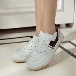 Scarpe sportive donna 6088 bianco+beige lifestyle