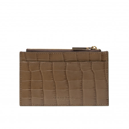 Portafoglio 209g croco marrone