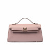 Borsa da donna a tracolla 041g rosa cipria saffiano