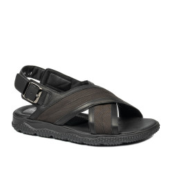 Sandali uomo 364 nero combinato