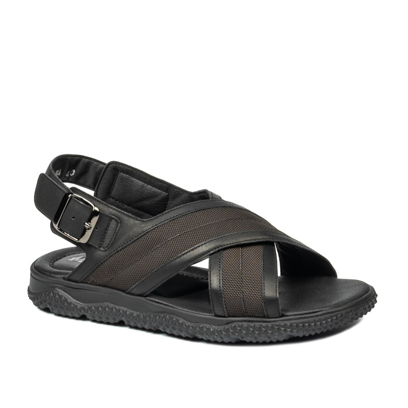 Sandali uomo 364 nero combinato