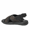 Sandali uomo 364 nero combinato