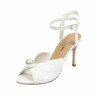 Sandali donna 1351 raso bianco