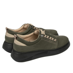 Scarpe sportive adolescenti 8006 bufo kaki combinato
