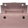 Borsa da donna a tracolla 041g 01 rosa cipria saffiano