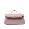 Borsa da donna a tracolla 041g 01 rosa cipria saffiano