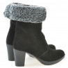 Stivali donna 3266 nero velluto