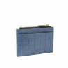 Portafoglio 209g croco blue sky