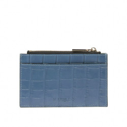 Portafoglio 209g croco blue sky