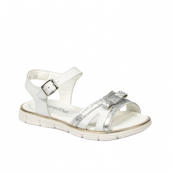 Sandali per bambini 539-1 bianco combinato
