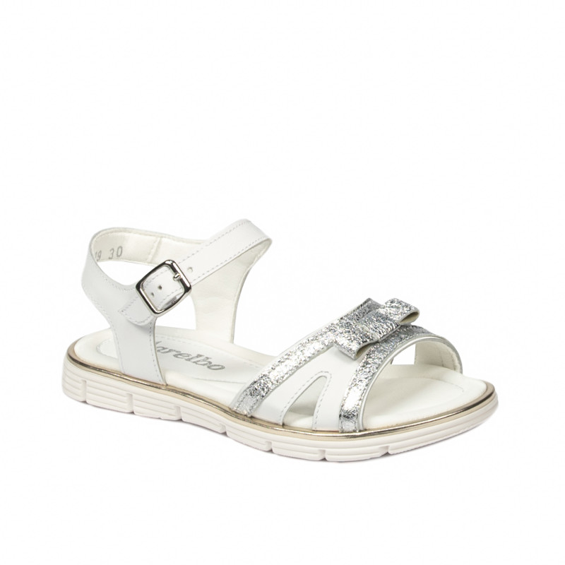 Sandali per bambini 539-1 bianco combinato