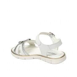 Sandali per bambini 539-1 bianco combinato