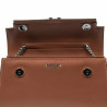 Borsa donna a spalla 041g 01 marrone cognac