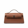 Borsa donna a spalla 041g 01 marrone cognac