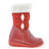 Stivaletti bambini piccoli 24c rosso combinato