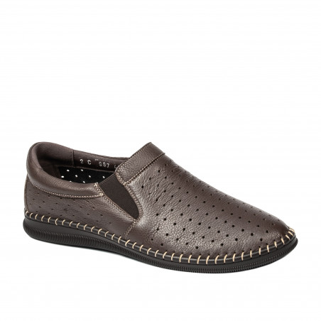 Mocassini uomo 987 caffè