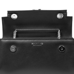 Borsa donna a tracolla 041g 01 nero napa