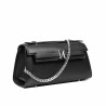 Borsa donna a tracolla 041g 01 nero napa