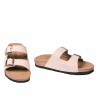 Sandali donna 5117 nabuk pesca