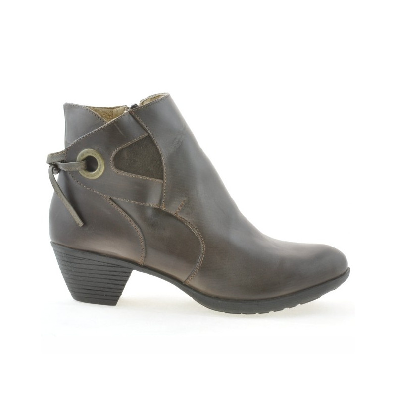 Stivaletti donna 3229 a caffè