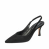 Sandali donna 1343 nero velluto