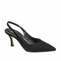 Sandali donna 1343 nero velluto