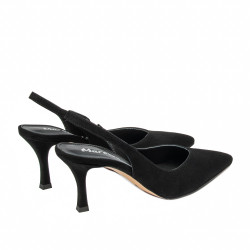 Sandali donna 1343 nero velluto
