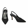 Sandali donna 1343 nero velluto