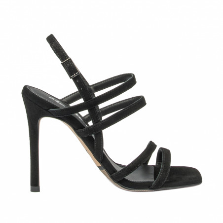 Sandali donna 1345 nero velluto