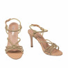 Sandali donna 1342 cappuccino