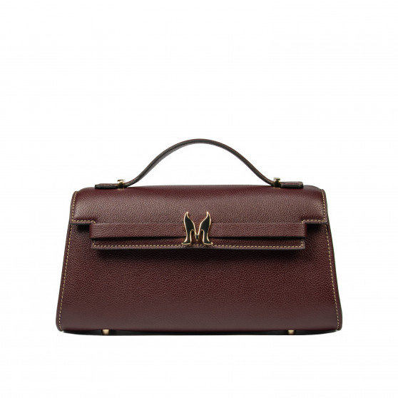 Borsa a tracolla da donna 041g bordeaux