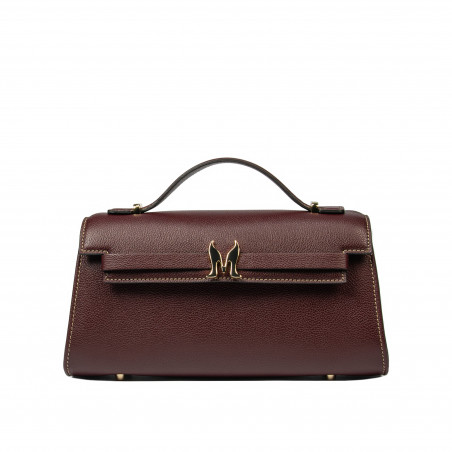 Borsa a tracolla da donna 041g bordeaux