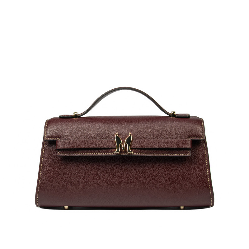 Borsa a tracolla da donna 041g bordeaux