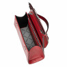 Borsa da donna a tracolla 041g 01 coccodrillo rosso