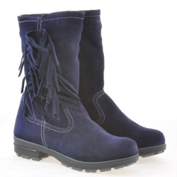 Stivali bambini 3208 indigo velluto