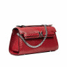 Borsa da donna a tracolla 041g 01 coccodrillo rosso