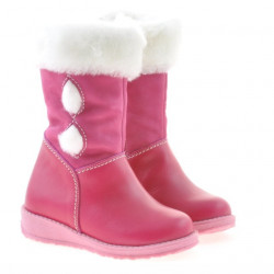 Stivali bimbi piccoli 24c rosa combinato