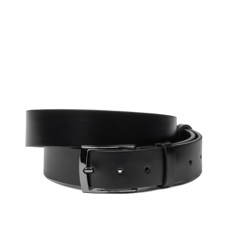 Cintura uomo 53b nero lucido