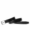 Cintura uomo 53b nero lucido