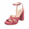 Sandali donna 1347 rosa velluto