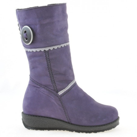 Stivaletti per bambini piccoli 25c bufo viola