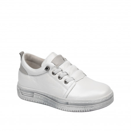 Scarpe bambini 2028 bianco perla combinato