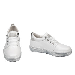 Scarpe bambini 2028 bianco perla combinato