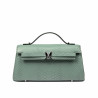 Borsa donna a tracolla 041g 01 croco pistacchio