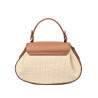 Borsa da donna a mano 042g biz cammello+rafia