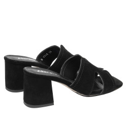 Sandali donna 1348 nero velluto