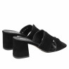 Sandali donna 1348 nero velluto