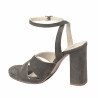 Sandali donna 1347 sabbia velluto