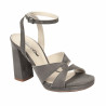 Sandali donna 1347 sabbia velluto